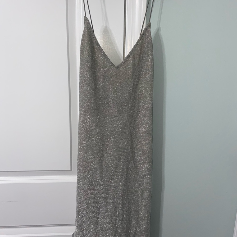 Slimming sparkly dress